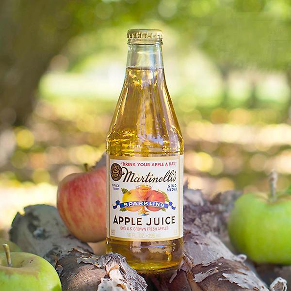  마르티넬리 골드메달 사과주스 스파클링 296ml 24개 애플주스 애플데이 학교행사