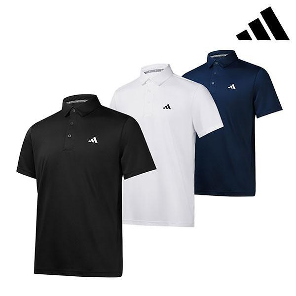  아디다스 베이직 마운틴로고 폴로 남성 반팔티셔츠