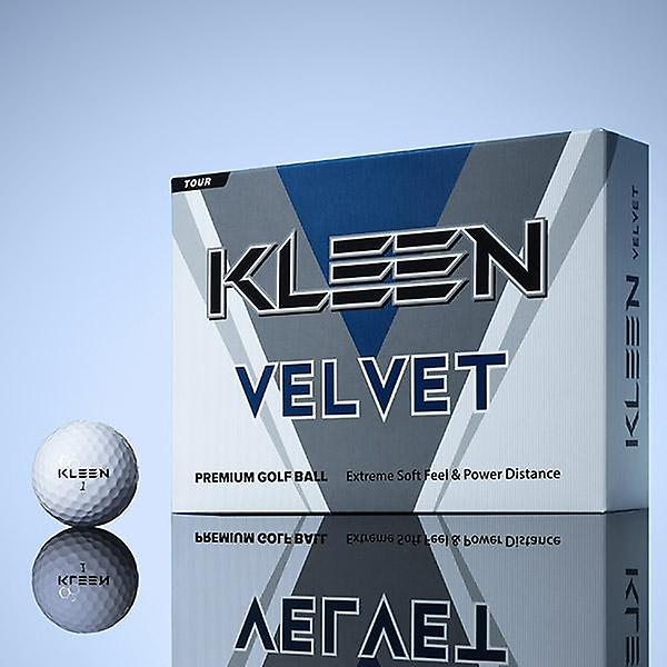  KLEEN 클린 벨벳 저압축 고반발 비거리 2피스 골프공 장타 고성능 골프볼
