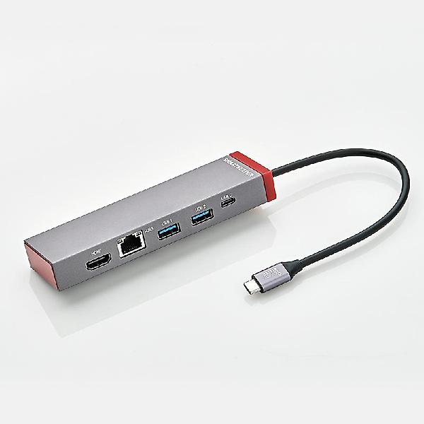  스마트키퍼 SMH02 USB-C 멀티허브 5in1 도킹스테이션 HDMI 4K RJ45 PD60W 맥북 노트북
