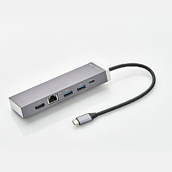  스마트키퍼 SMH02 USB-C 멀티허브 5in1 도킹스테이션 HDMI 4K RJ45 PD60W 맥북 노트북