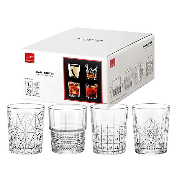  보르미올리 바텐더 도프 위스키잔 언더락 4종 세트 유리 양주잔