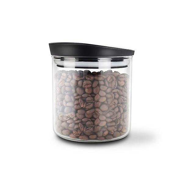  누보 블랙캡 밀폐용기 500ml 커피 원두 보관 캐니스터