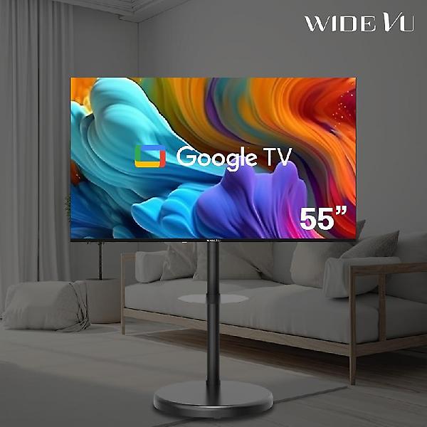  와이드무빙뷰 블랙에디션 139cm(55인치) 구글 UHD 스마트TV 대형 이동식스탠드 삼탠바이미