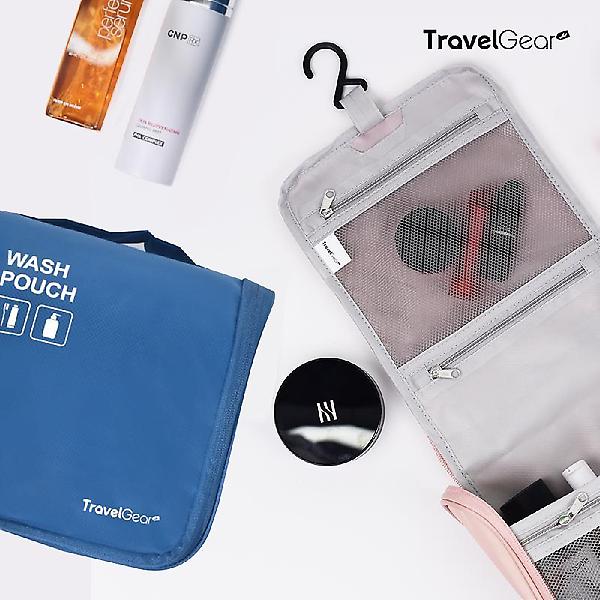  트래블기어 세면 파우치 여행용 휴대용 화장품 캐리어 다용도