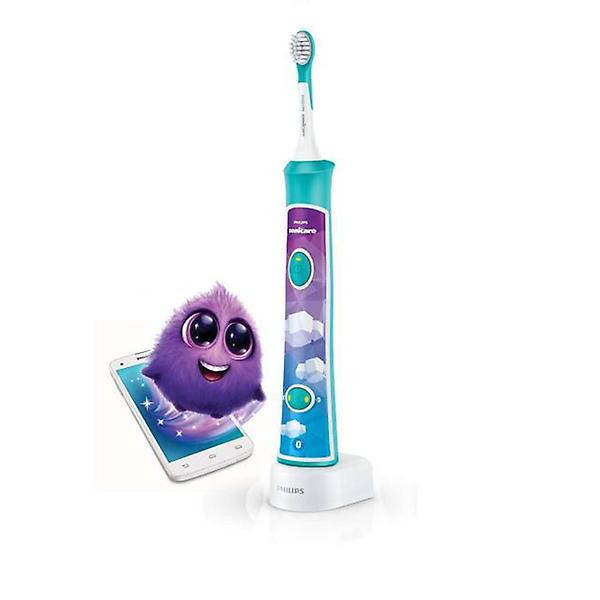  필립스 소닉케어 키즈 전동칫솔 3세 이상용 블루 HX6321/03