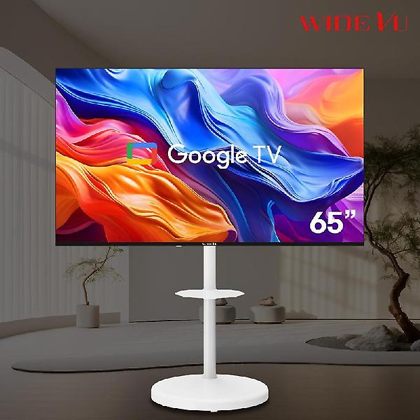  와이드무빙뷰 블랙에디션 165cm(65인치) 구글 UHD 스마트TV 대형 이동식스탠드 삼탠바이미