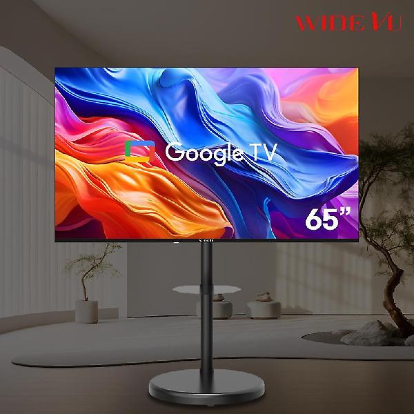  와이드무빙뷰 블랙에디션 165cm(65인치) 구글 UHD 스마트TV 대형 이동식스탠드 삼탠바이미