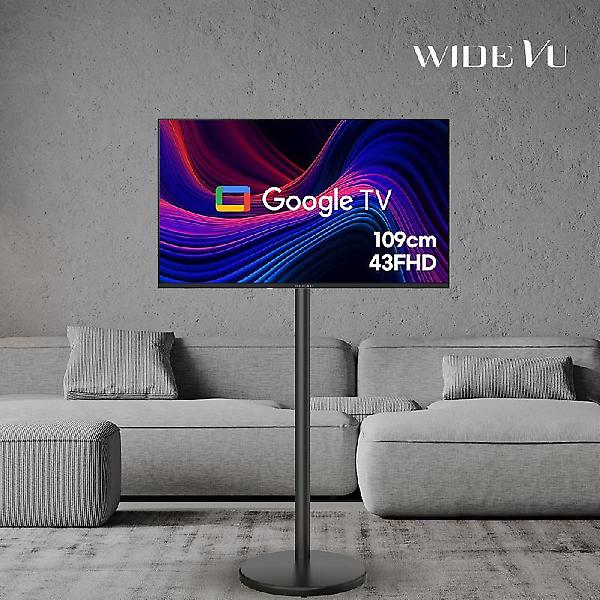  와이드무빙뷰 블랙에디션 삼탠바이미 셋트 109cm(43인치) FHD 스마트 이동식 TV 삼텐바이미 중소바이미 V1