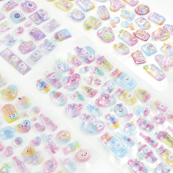  파티 워터 드롭 스티커