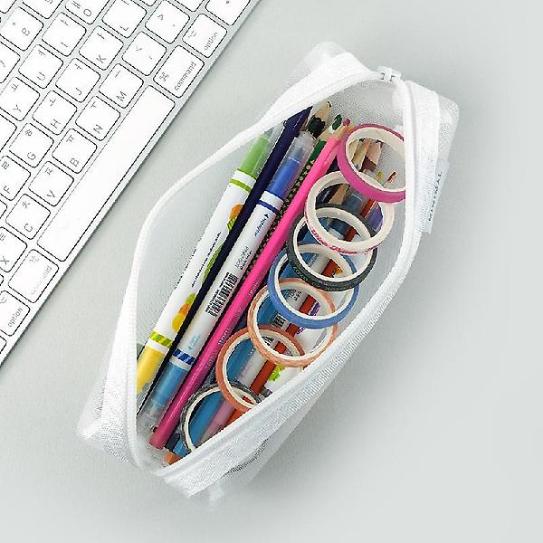  미니멀 매쉬 파우치