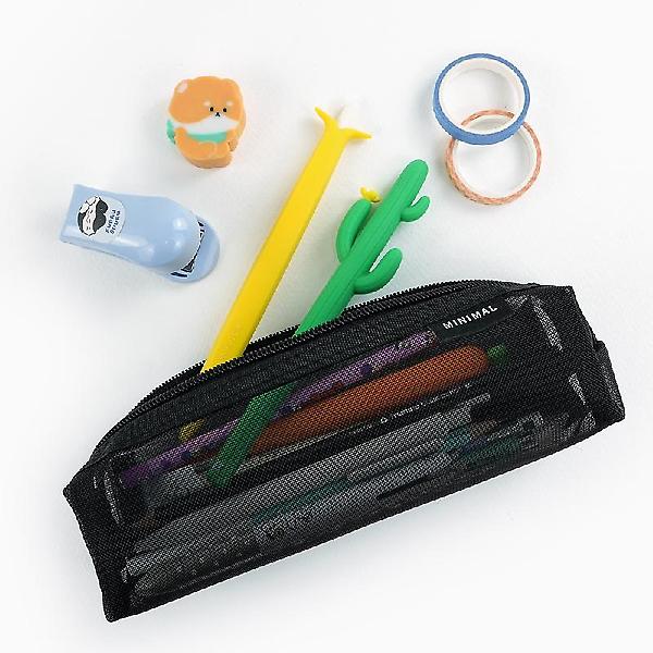  미니멀 매쉬 파우치