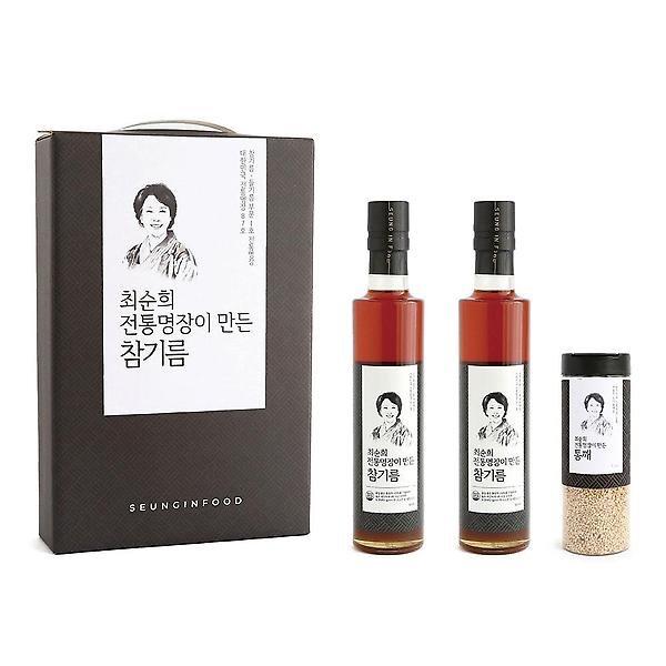  최순희 전통명장이 만든 참기름 통깨 선물세트