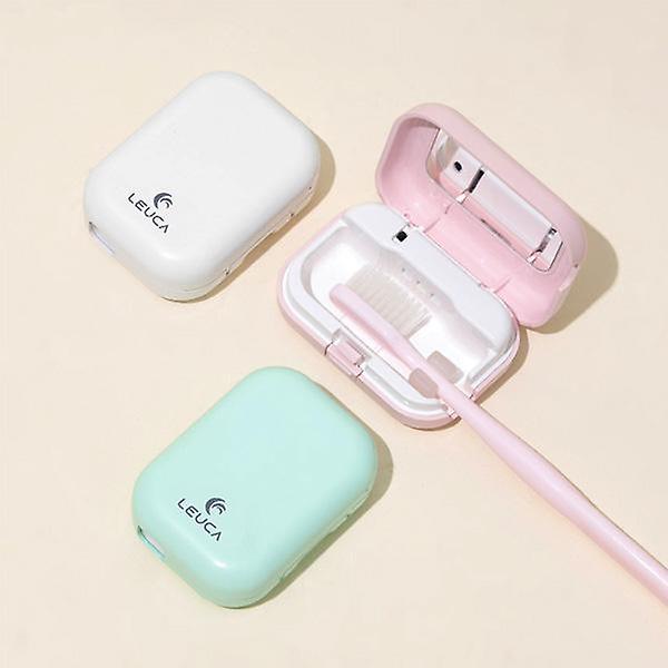  한국생산 루카 투케어 충전식 휴대용 칫솔 살균기/2개 1세트