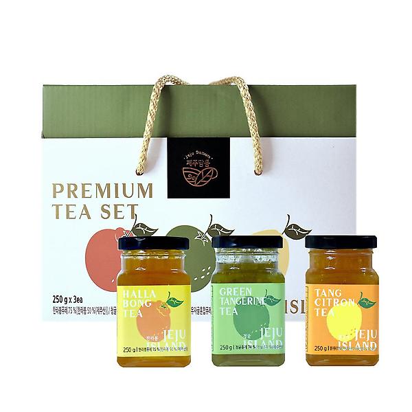  [제주담움] 과실차 3종 선물세트(한라봉차/청귤차/댕유자차) (각250g)