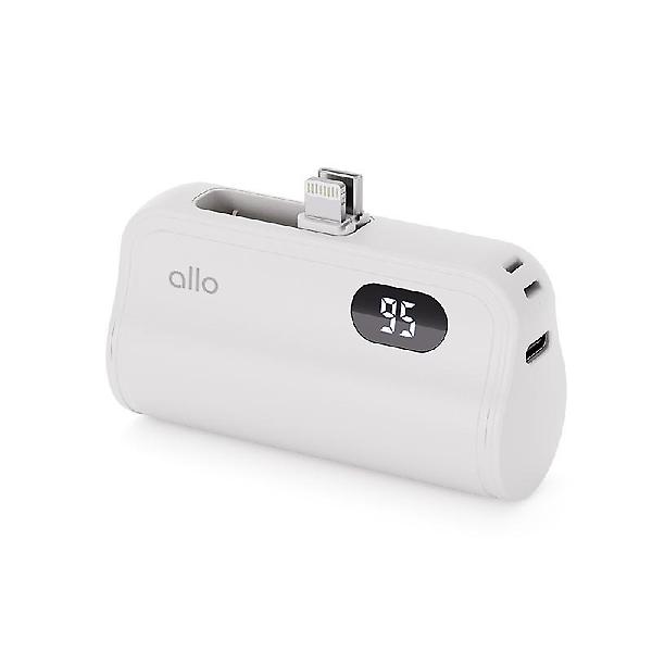  [알로코리아] 초미니 라이트닝/C타입 2in1 보조배터리 allo502DA [5000mAh] (일반형)