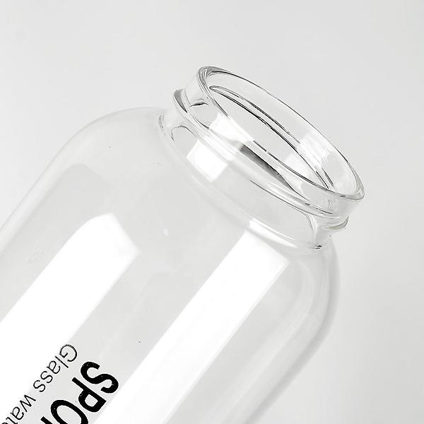  [로하티] 내열유리 티보틀 파우치 세트 휴대물병 실버