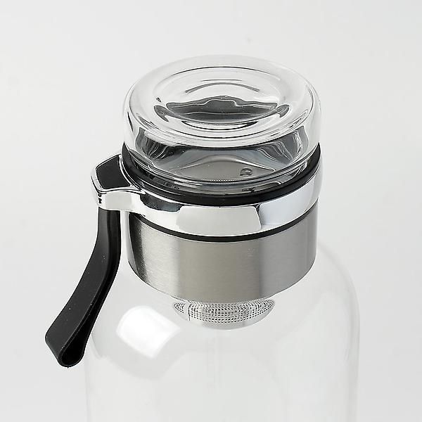  [로하티] 내열유리 티보틀 파우치 세트 휴대물병 실버