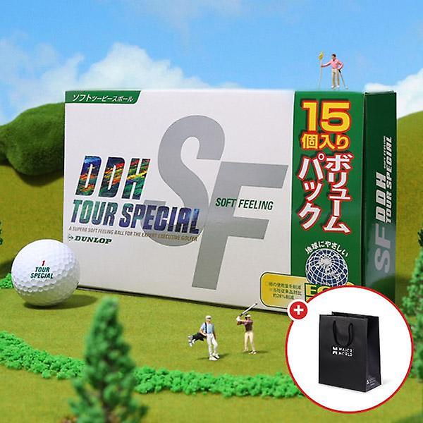  [4박스/60구] 던롭 NEW DDH 소프트필링 3.0 15구 골프공 + 쇼핑백 4개 증정