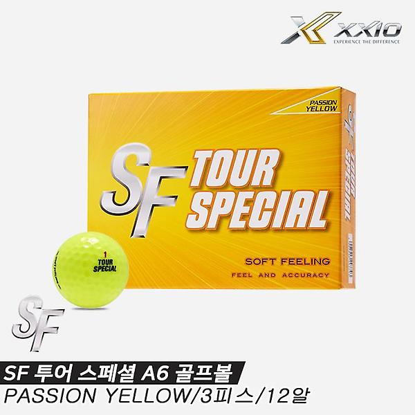  [던롭스포츠코리아정품]2022 젝시오 SF TOUR SPECIAL(투어 스페셜) 골프볼/골프공[패션옐로우][2피스/12알]