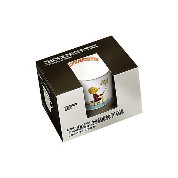  TMT 북유럽 일러스트 뚜껑 머그컵 400ml 강아지 도자기 머그잔