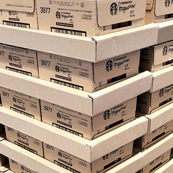  스타벅스 병커피 프라푸치노 모카 281ml x 16병 1박스(4개x4팩)