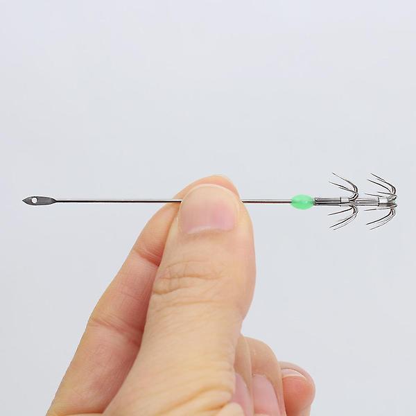  더블킬 생미끼 에기 9cm 바늘 주꾸미 문어 오징어