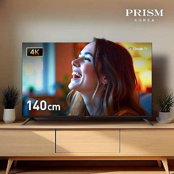  프리즘 CP55G5 140cm 구글5.0 스마트 4K UHD TV 120Hz 프리핫키 지원