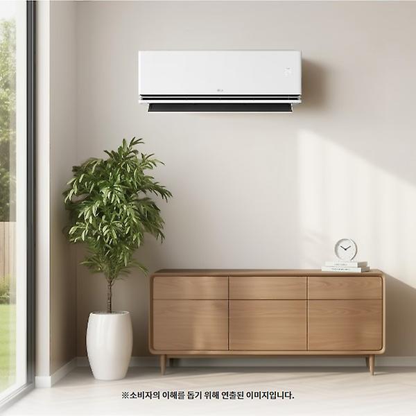  LG AI 오브제컬렉션 뷰I 프로 에어컨 2in1 5시리즈 FQ18GV5BA2M 매립배관 전국무료배송/기본설치비 포함/실외기 포함
