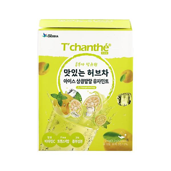  티샹떼 맛있는 허브차 유자민트 페퍼민트차 20티백 아이스티 콤부함유