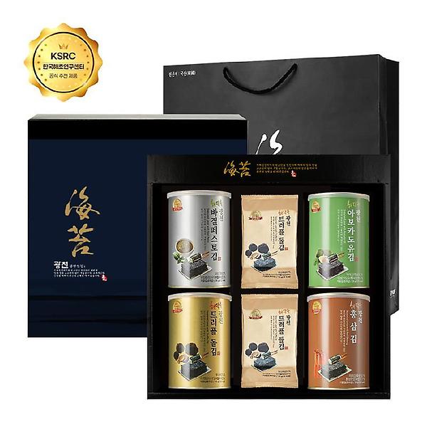  [해달음] 명품 광천 4캔 (고급쇼핑백 포함)