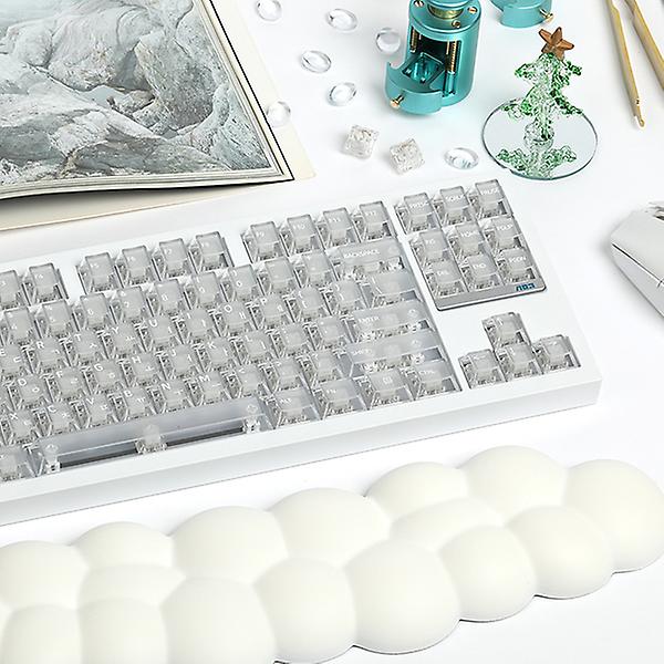  세모키 X SPM PL87W ARA SEMOKEY 텐키리스 유무선 투명 키캡 기계식 키보드, 저소음 고드름 택타일