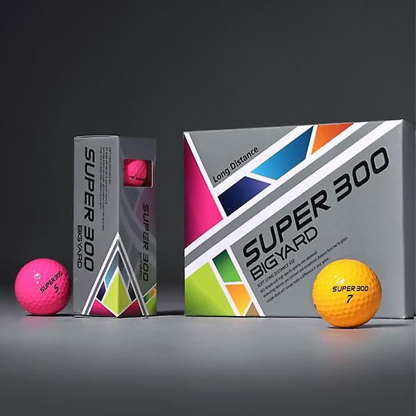  넥센 빅야드 고반발 슈퍼300 3피스 골프공 비거리 장타 퍼팅라인 골프볼