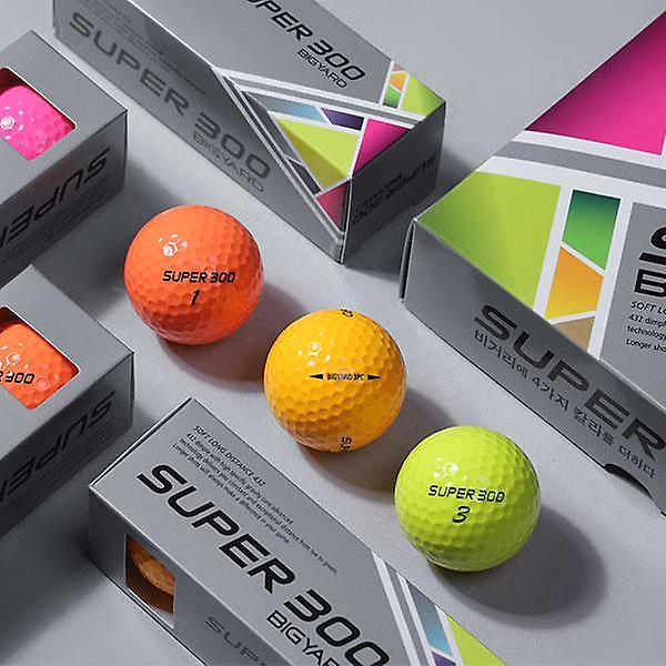  넥센 빅야드 고반발 슈퍼300 3피스 골프공 비거리 장타 퍼팅라인 골프볼