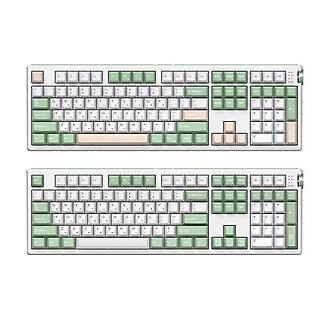 [앱코/A108K(MG/CB)] 앱코 A108K 3모드 퀵스압 유무선 기계식 말차그린 (벚꽃축)