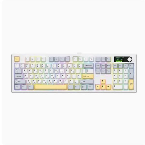  앱코 ACH105 오피스워커 유무선 기계식 앨리스 블루 (저소음 택타일 바다소금)