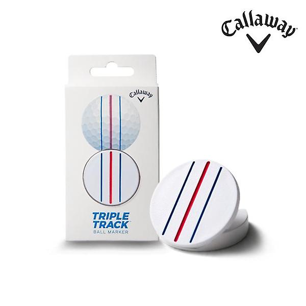  [캘러웨이코리아정품]2021 캘러웨이 트리플트랙 라인(TRIPLE TRACK LINE) 볼마커[화이트][남녀공용]