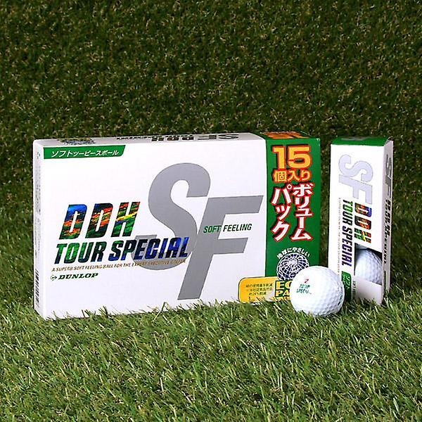  던롭 2피스 골프공 DDH 소프트필링 III 15구 비거리 장타 골프볼
