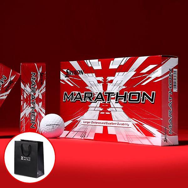  2박스총30구/ 던롭 스릭슨 마라톤 골프공/ 쇼핑백