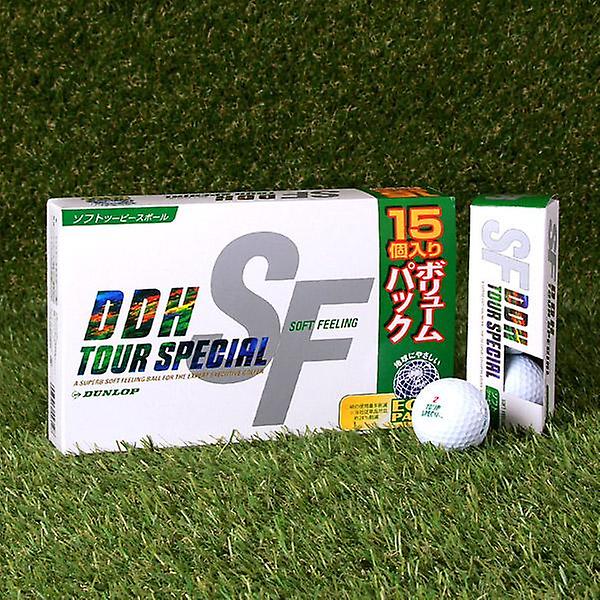  던롭 2피스 골프공 DDH 소프트필링 III 15구 비거리 장타 골프볼
