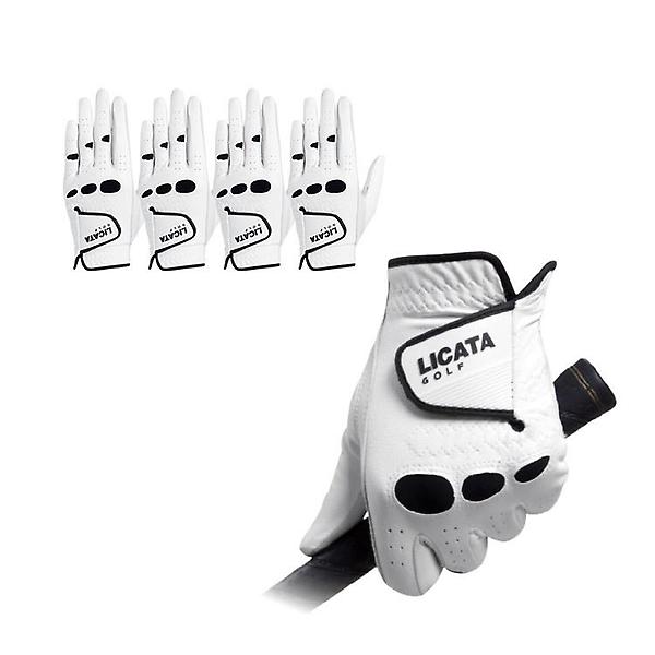  4장 1세트/리카타 포스그립 프리미엄 반양피 남성 여성 골프장갑