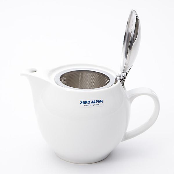  제로재팬 티포트 라운드 680ml 화이트 (BBN-04WH) 도자기 티팟세트