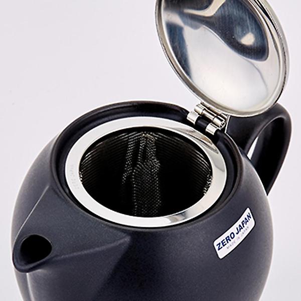  제로재팬 티포트 라운드 450ml 화이트 (BBN-02WH) 도자기 티팟세트