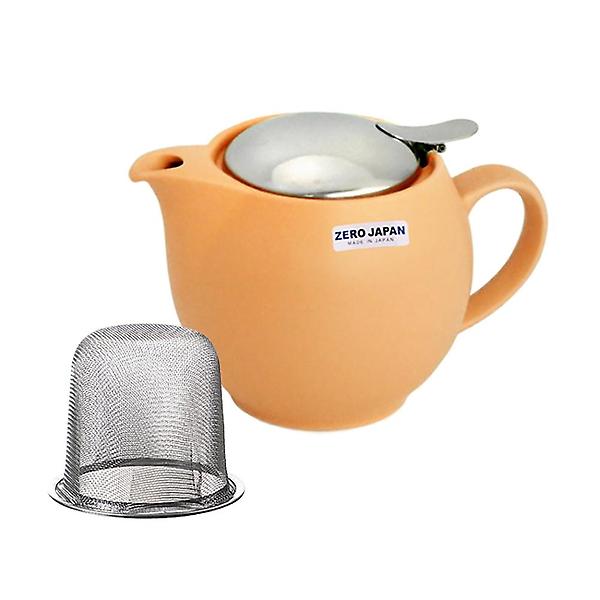  제로재팬 티포트 라운드 450ml 젤라토망고 (BBN-02GMA) 도자기 티팟세트