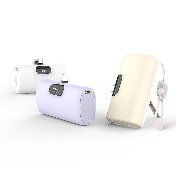  스마텍 스트랩 케이블 고속 충전 C타입 미니 도킹형 보조배터리 10000 STPB-MB100