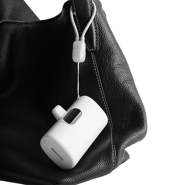  스마텍 스트랩 케이블 고속 충전 C타입 미니 도킹형 보조배터리 10000 STPB-MB100