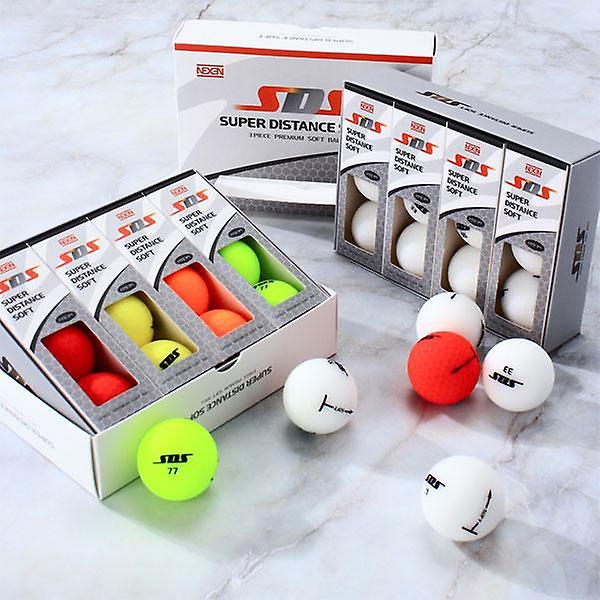  넥센 SDS소프트 무광 3피스 4컬러 고반발 골프공