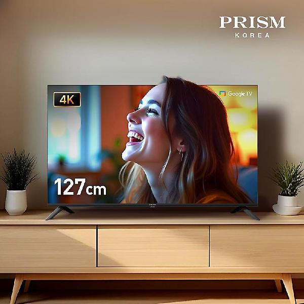  프리즘 CP50G5 127cm 구글5.0 스마트 4K UHD TV 120Hz 프리핫키 지원