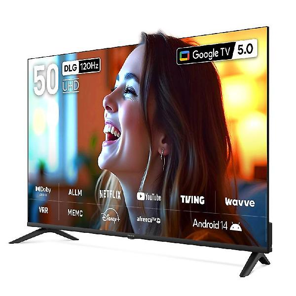  프리즘 CP50G5 127cm 구글5.0 스마트 4K UHD TV 120Hz 프리핫키 지원