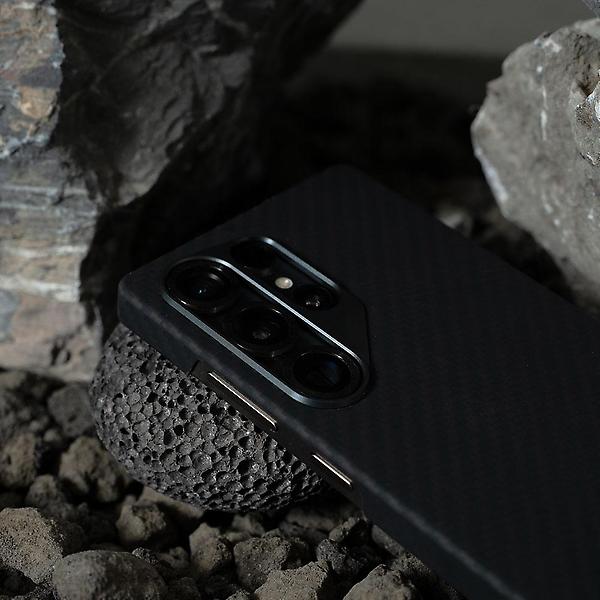  갤럭시 S25 울트라 1500D 아라미드 맥세이프 카본 케이스